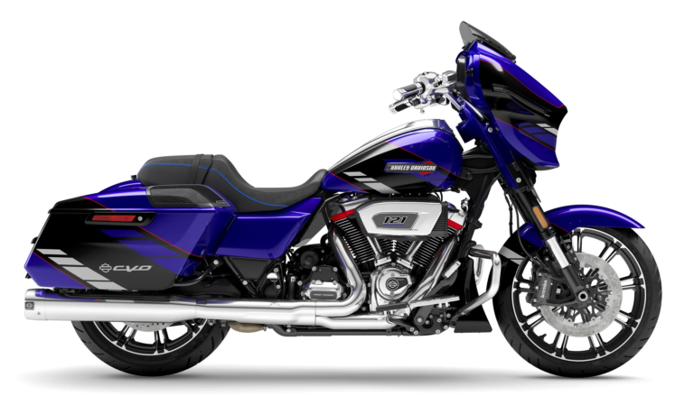All New 2025 Harley-Davidson® CVO™ Street Glide® Blue Streak