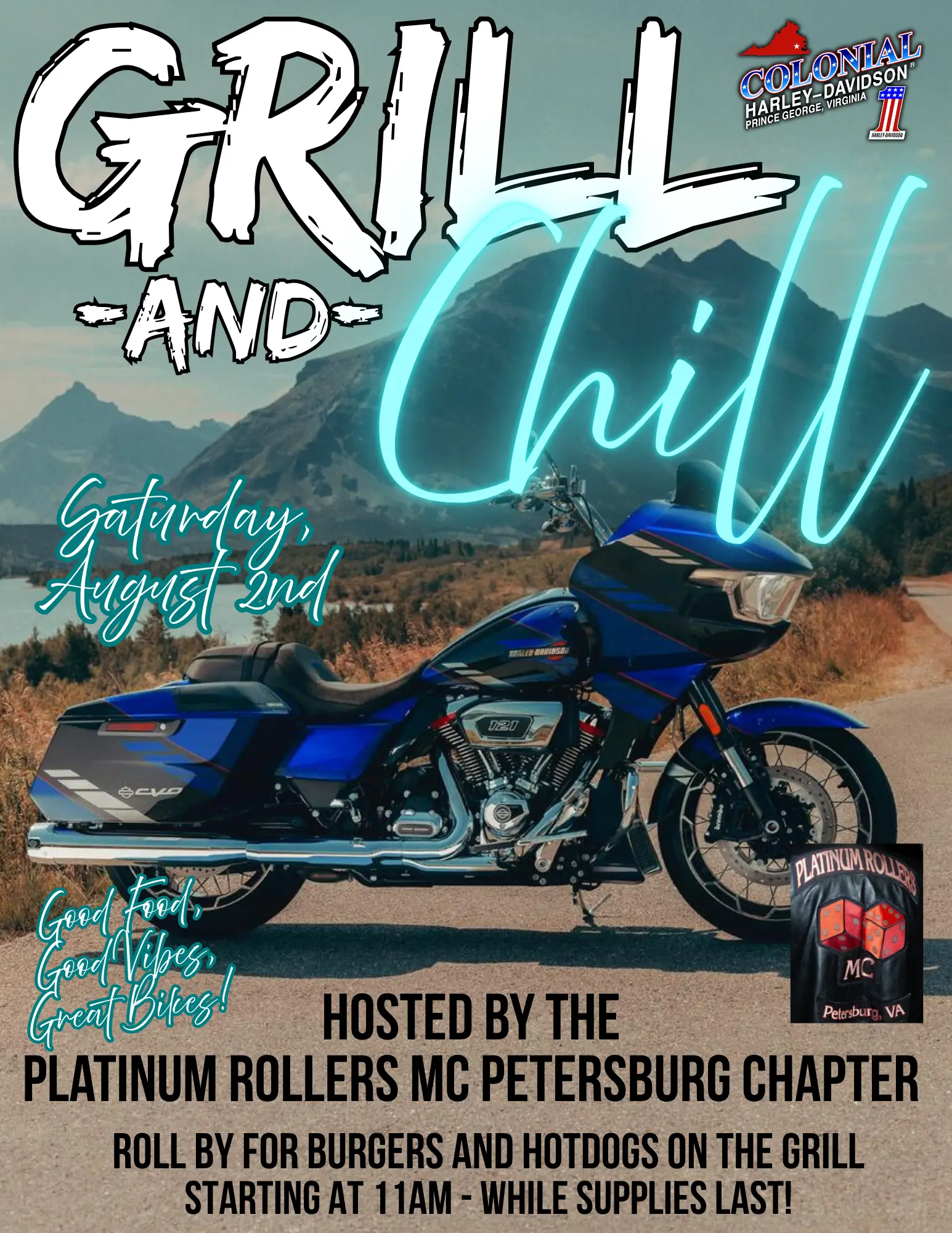 Grill & Chill | Platinum Rollers MC Petersburg Chapter