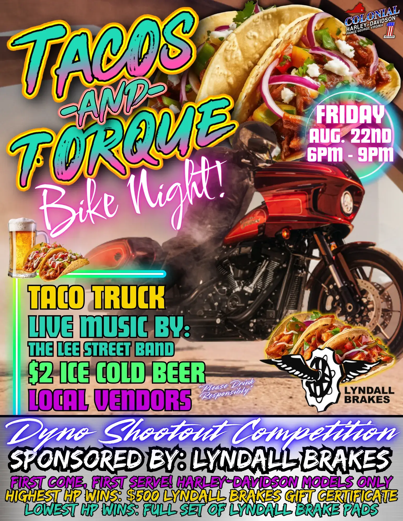 Tacos & Torque Bike Night