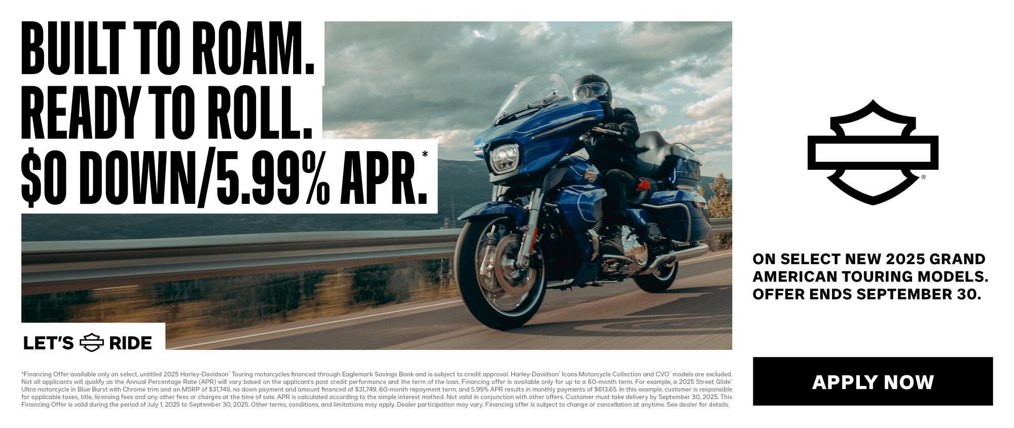 Harley-Davidson Low APR Offer