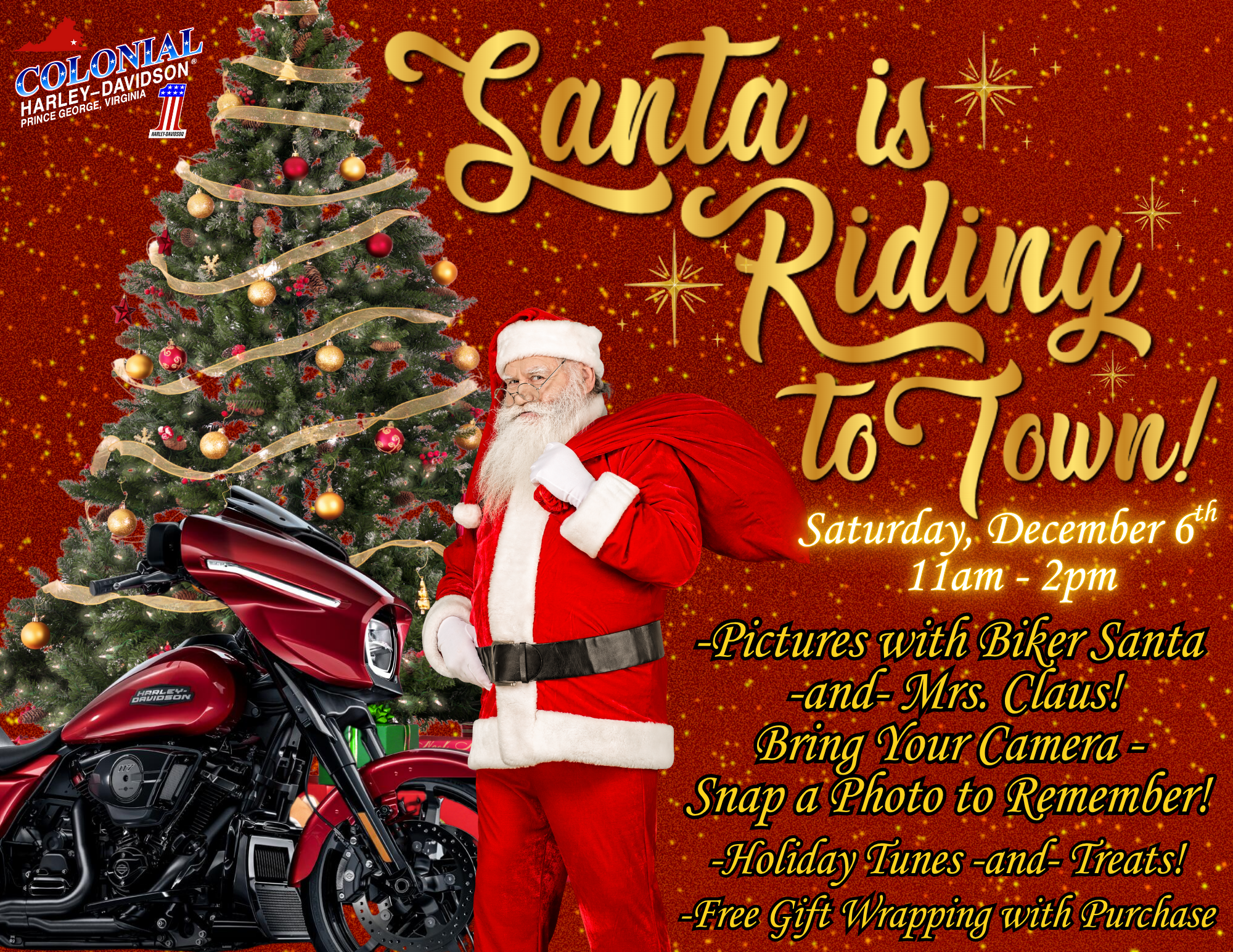 Santa is Riding to Town!
