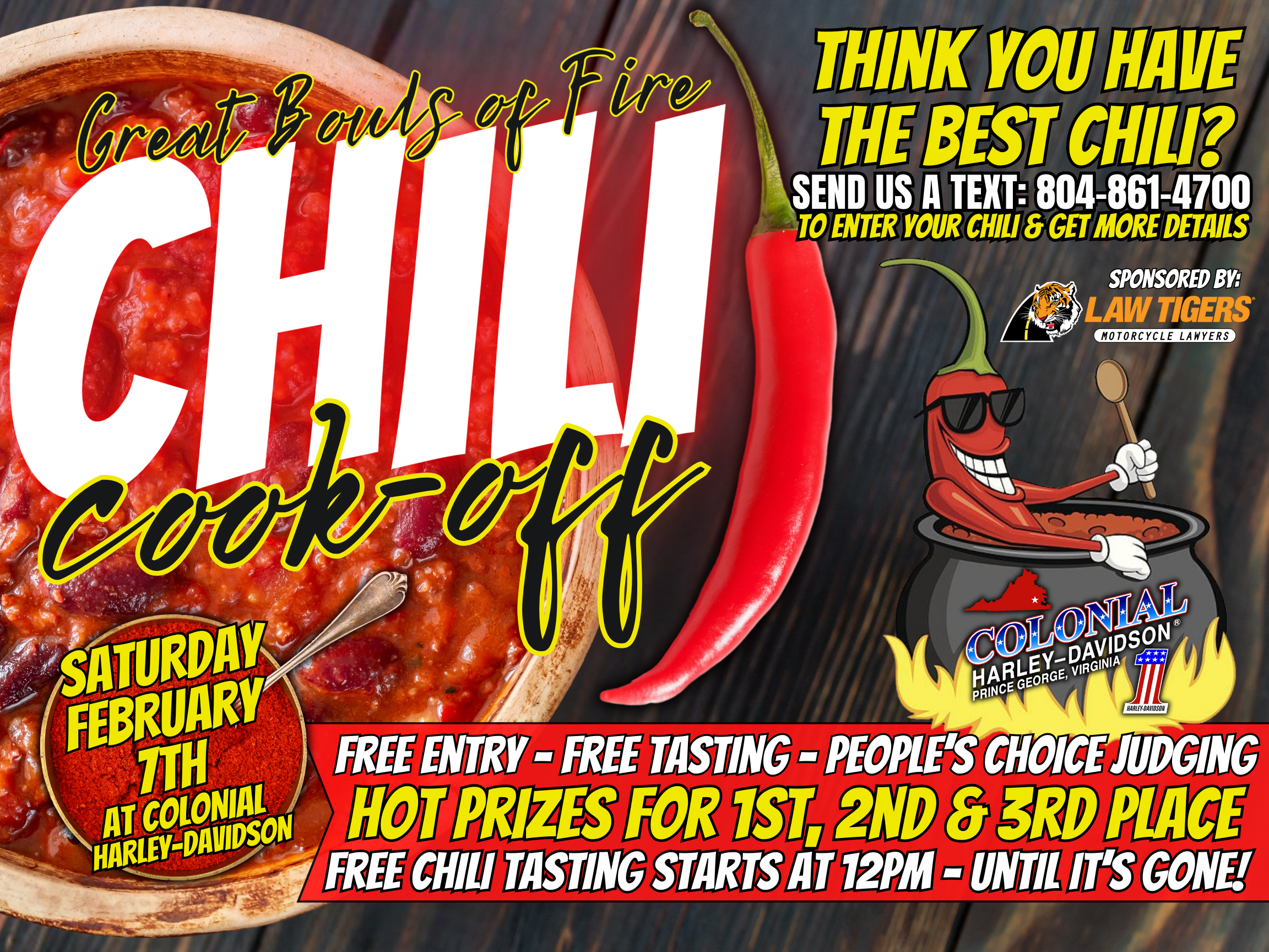 GREAT BOWLS OF FIRE CHILI COOK-OFF