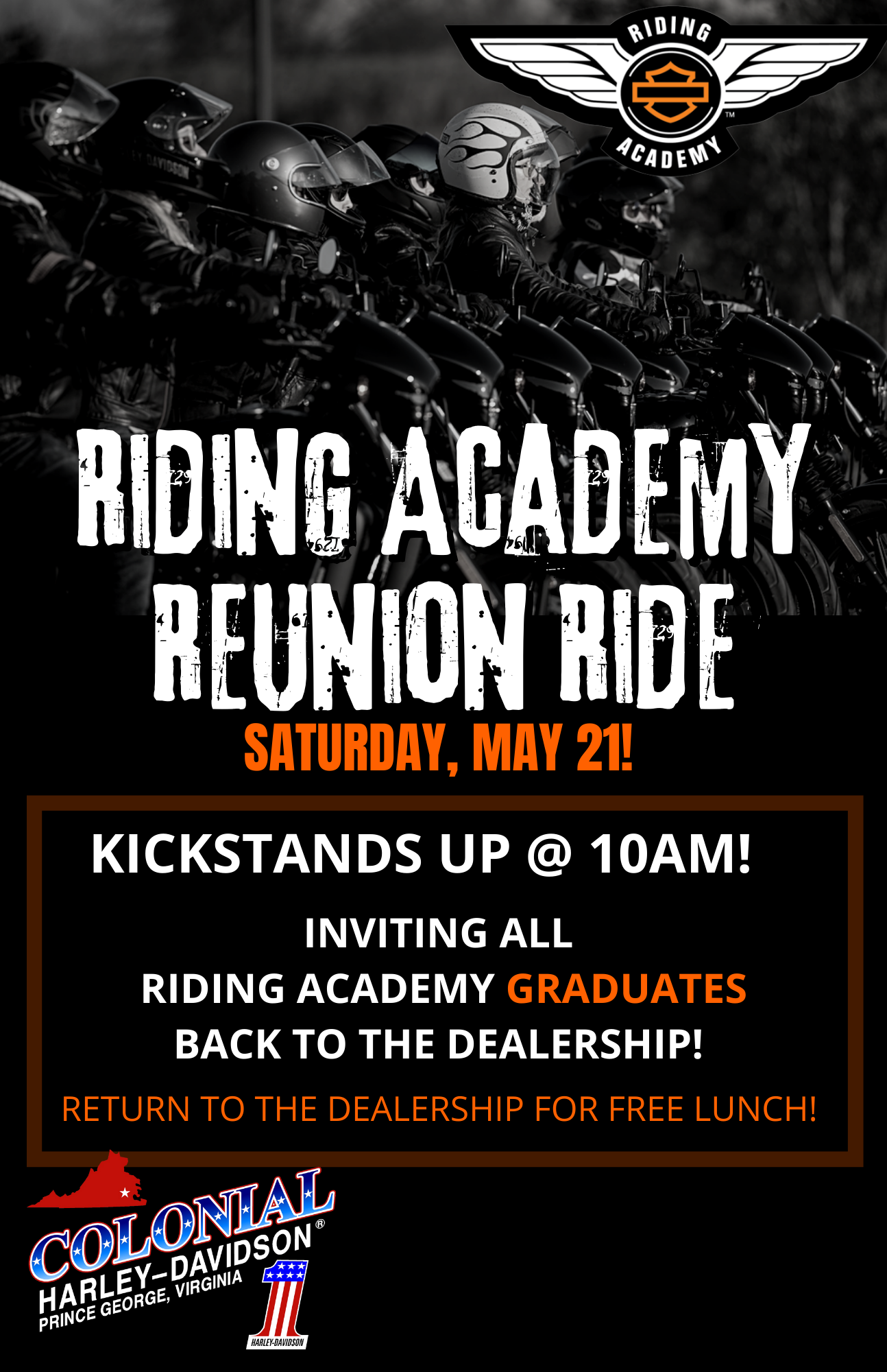 Reunion Ride Flyer